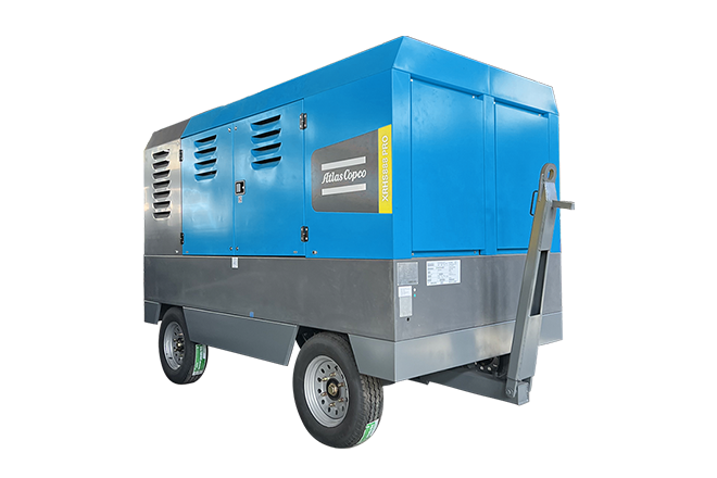 Portable screw air compressor